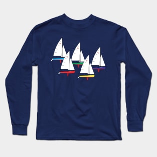 Wayfarer Dinghy Sailboats Racing Long Sleeve T-Shirt